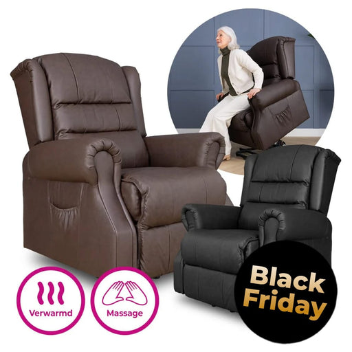 Sta-op stoel met massage- en warmtetherapie