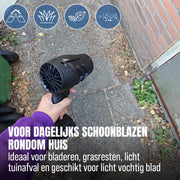 BluMill Turbo Draadloze Bladblazer op Accu
