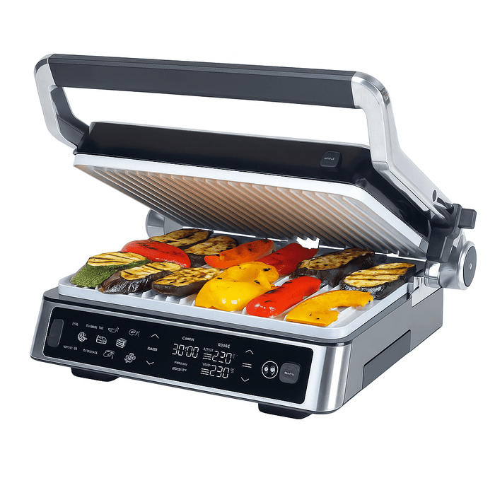 Multifunctionele Genius Chef contactgrill met 10 programma's