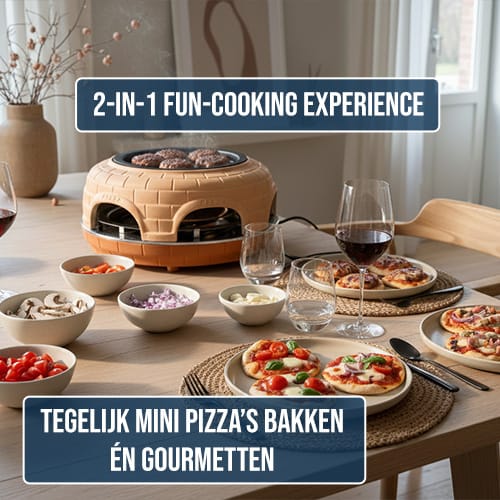 BluMill Terracotta Pizza Oven met Grill