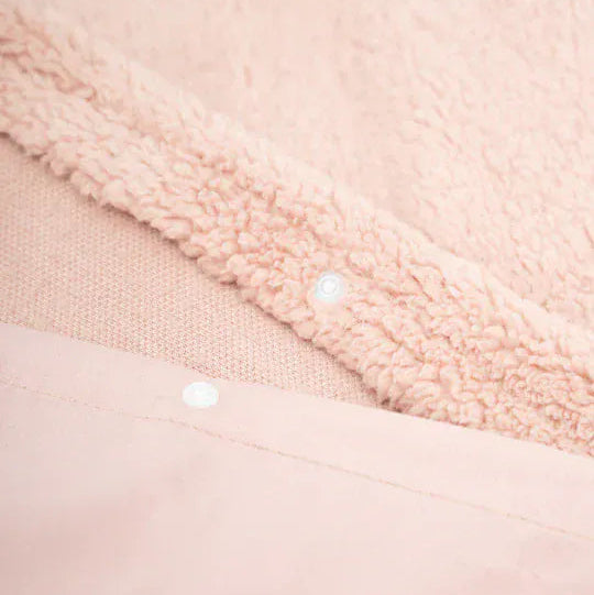 Teddy dekbedovertrek - Roze