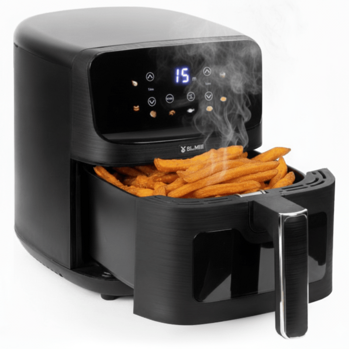 BluMill ColorTouch Airfryer 4,5L met 8 programma's
