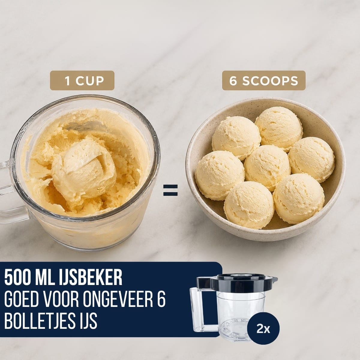 BluMill 8-in-1 Ice Cream Maker