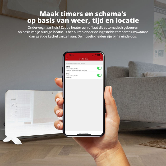 Slimme infraroodheater voor thuis en kantoor - 450W