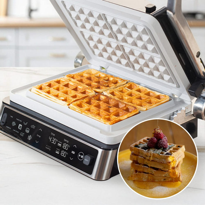 Multifunctionele Genius Chef contactgrill wafelplaten