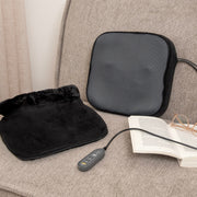 2-in-1 Shiatsu Voetmassageapparaat en Massagekussen met Warmte inhoud pakket