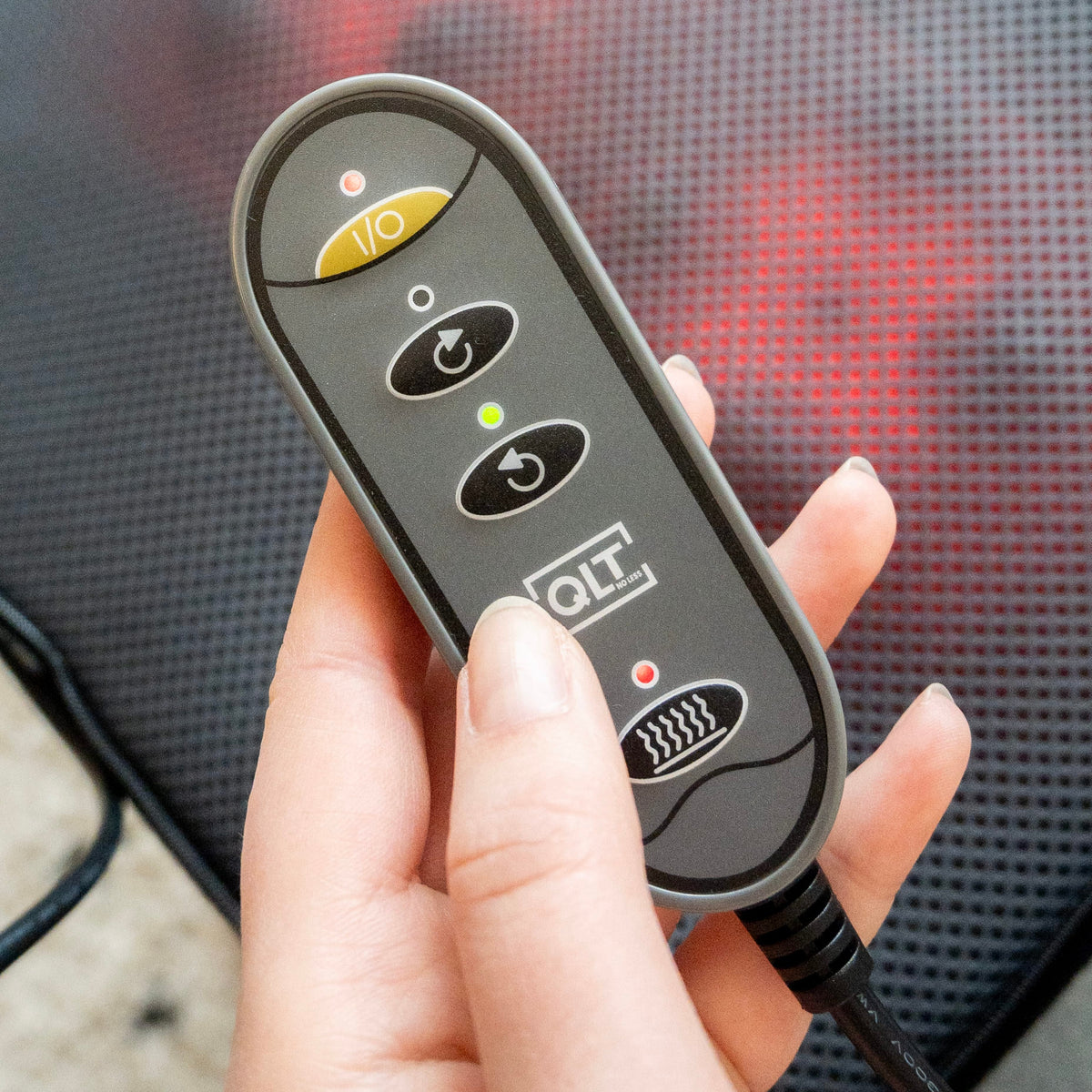 2-in-1 Shiatsu Voetmassageapparaat en Massagekussen met Warmte afstandsbediening