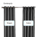 Verduisterende & isolerende gordijnen - 300cm breed