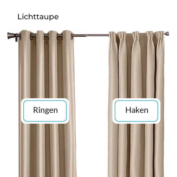 Verduisterende & isolerende gordijnen - 300cm breed