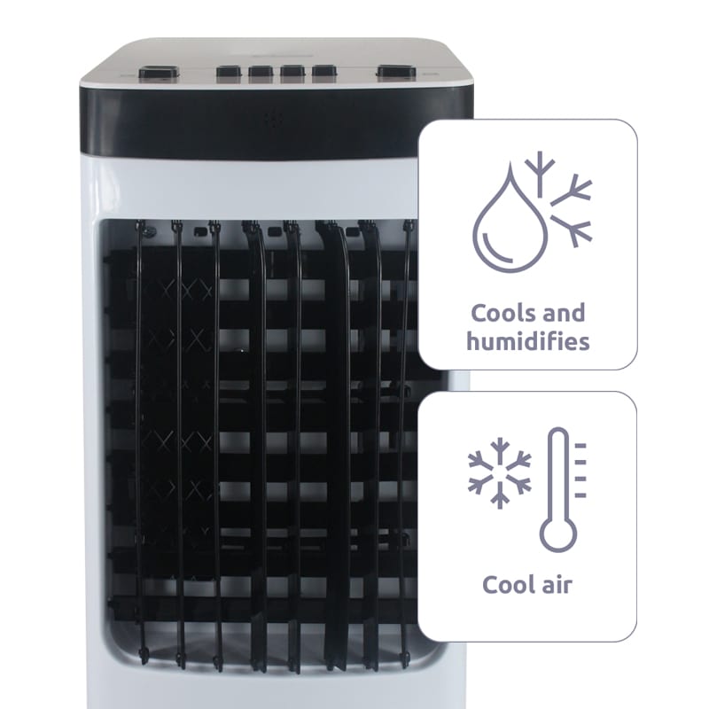 BluMill compacte verrijdbare air cooler voor in huis specificaties