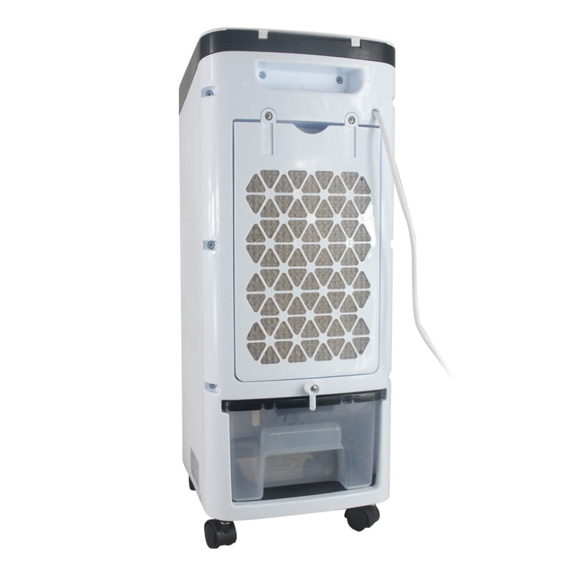 BluMill compacte verrijdbare air cooler voor in huis achterkant