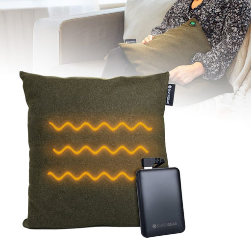 Oplaadbaar warmtekussen - olijfgroen