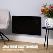 BluMill Elektrische Convectorkachel - Glazen Design Paneelheater