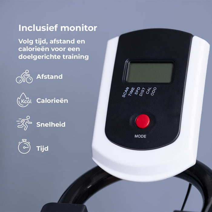 BluMill Hometrainer Spinningfiets - voor cardio- en krachttraining thuis