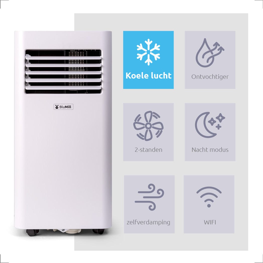 BluMill Portable Air Conditioner met WiFi