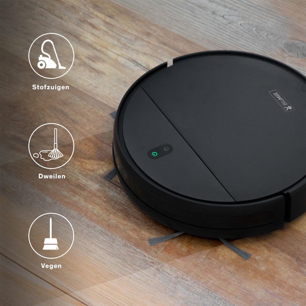 BluMill Robotstofzuiger met dweilfunctie functies