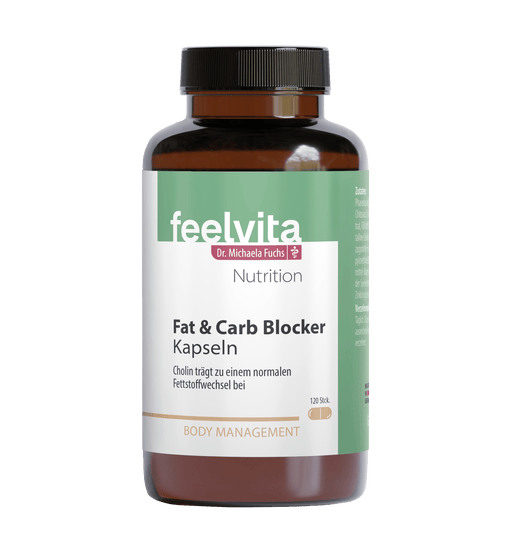 Feelvita Vet- en Koolhydraten Supplement – 120 capsules