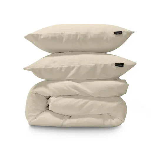 Mousseline Dekbedovertrekset Micro - Zand 140x220