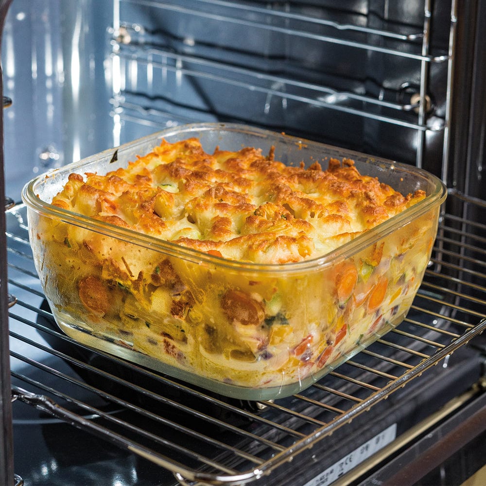 Plat à four en verre Nicer Dicer Chef 2,8 L