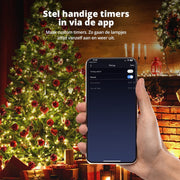 Slimme lichtsnoer verlichting met 160 multicolor LED's