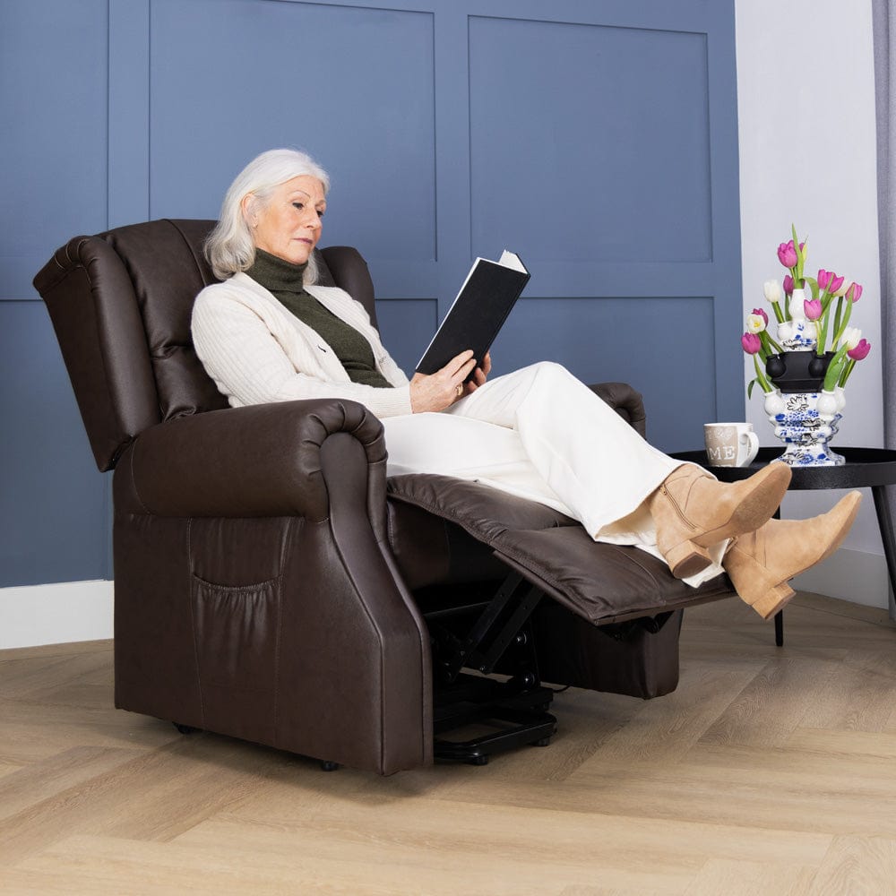 Sta-op stoel met massage- en warmtetherapie