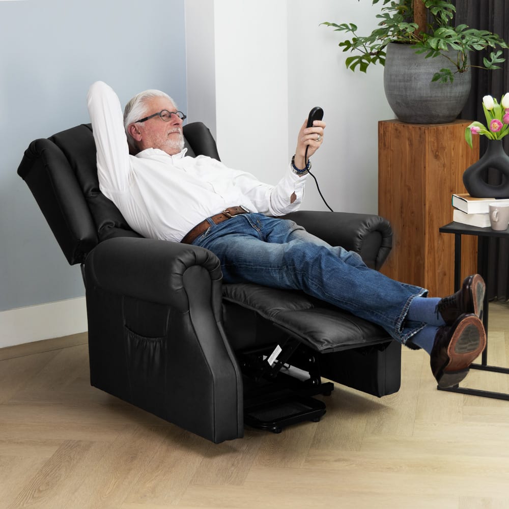 Fauteuil de verticalisation avec massage et thermothérapie