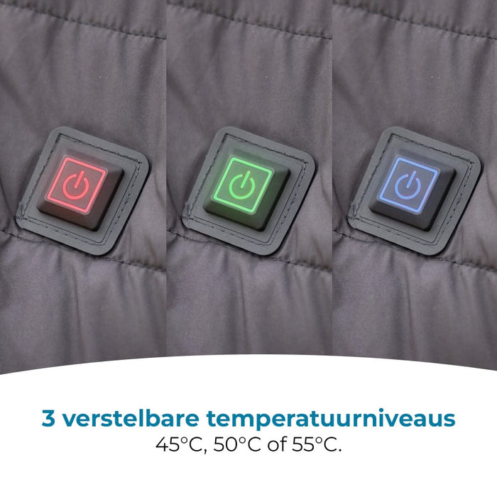 Vitadora verwarmde bodywarmer voor dames en heren met powerbank