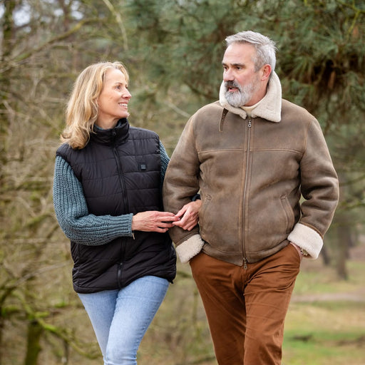 Vitadora verwarmde bodywarmer voor dames en heren met powerbank