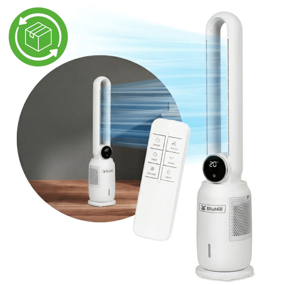 Invictus Air AC7 - Refroidisseur d'air 4 en 1, ventilateur, humidificateur et purificateur d'air