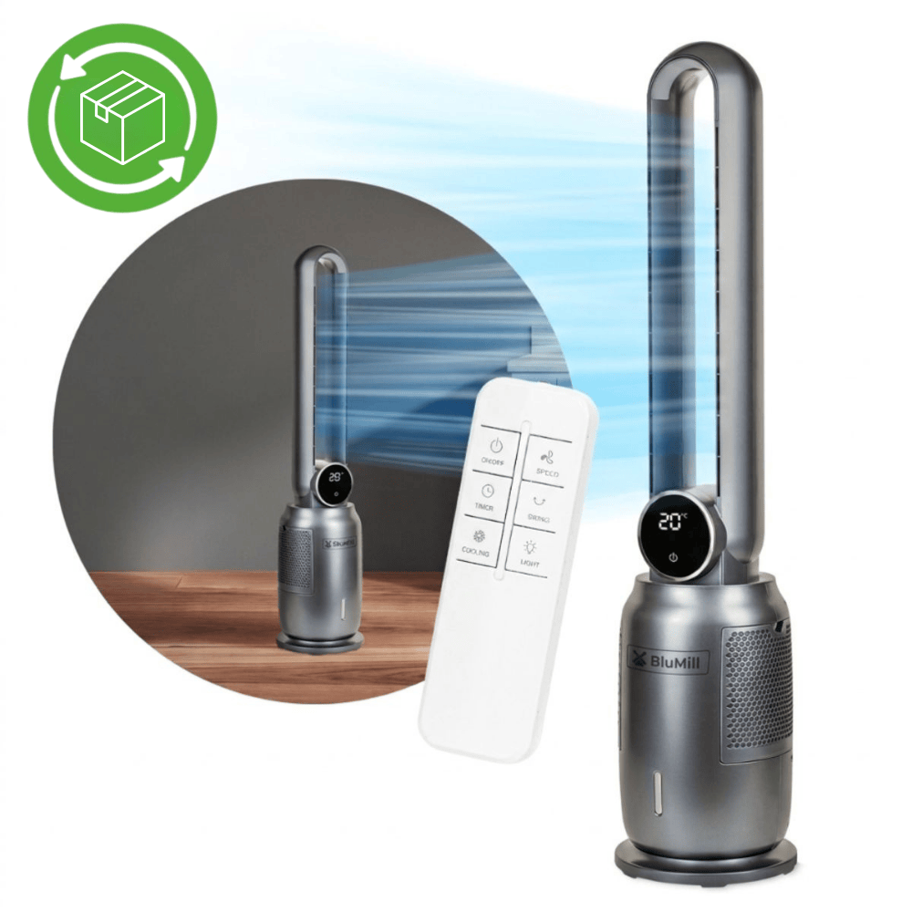 Invictus Air AC7 - Refroidisseur d'air 4 en 1, ventilateur, humidificateur et purificateur d'air