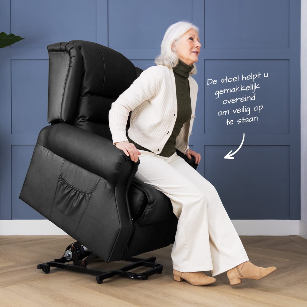 Fauteuil de verticalisation avec massage et thermothérapie